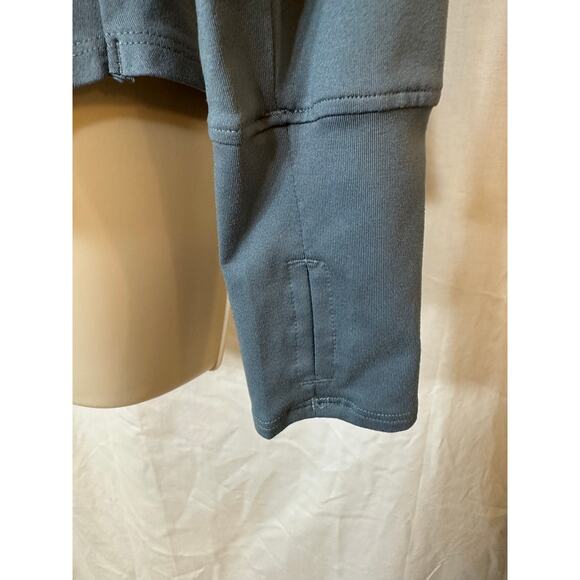 Under Armour Gray Blue Long Sleeve Fitted Top Womens S Sleek Sporty Gift - Picture 5 of 7